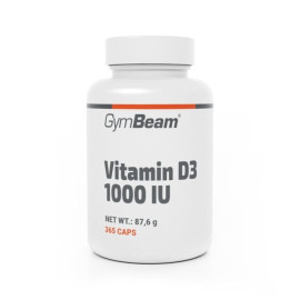 Vitamín D3 1000 IU - GymBeam - 365 caps