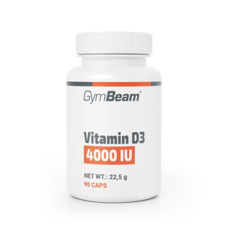 Vitamín D3 4000 IU - GymBeam - 90 kaps.
