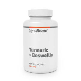 Kurkuma + Boswellia - GymBeam - 90 kaps.
