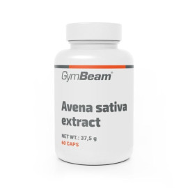 Ovos siaty (Avena sativa) extrakt 10:1 – GymBeam - 60 kaps.