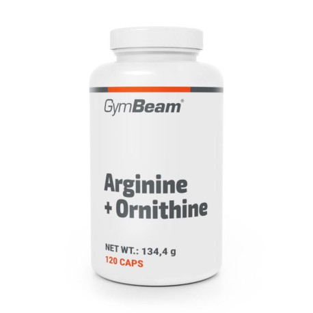 Arginín + Ornitín - GymBeam - 120 kaps.