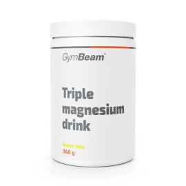 Triple magnézium drink - GymBeam - citrón limetka - 360 g