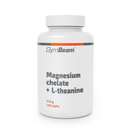 Magnézium chelát + L-theanín - GymBeam - 120 kaps.