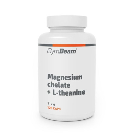 Magnézium chelát + L-theanín - GymBeam - 120 kaps.