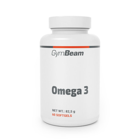 Omega 3 - GymBeam - bez príchute - 60 kaps.