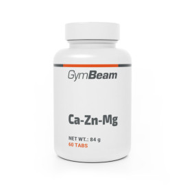 Ca-Zn-Mg - GymBeam - bez príchute - 60 tab.