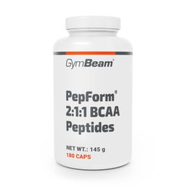 BCAA 2:1:1 PepForm® Peptidy - GymBeam - 180 kaps.