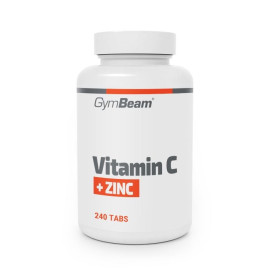 Vitamín C + zinok - GymBeam - 240 tab.