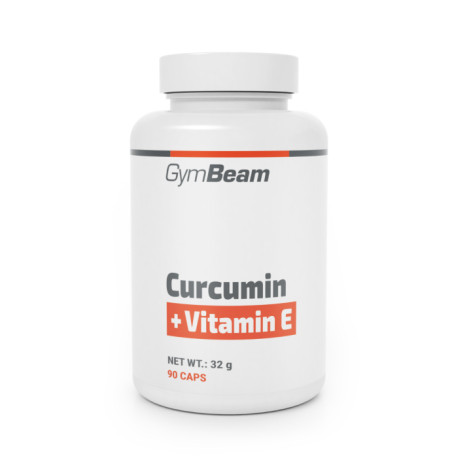 Kurkumin + Vitamín E - GymBeam - 180 kaps.