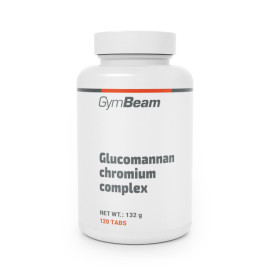 Komplex glukomannánu a chrómu - GymBeam - 144 g - 120 tab.