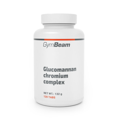 Komplex glukomannánu a chrómu - GymBeam - 144 g - 120 tab.