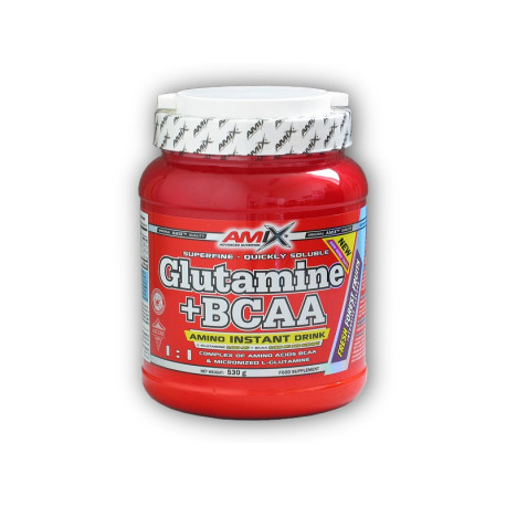 L-glutamín + BCAA 530g - citrónová limetka