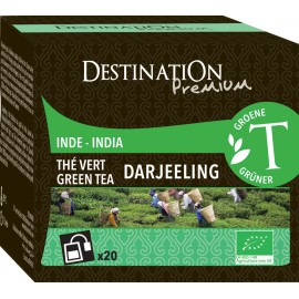 Zelený čaj Darjeeling sáčkovaný Destination 20 x 2g