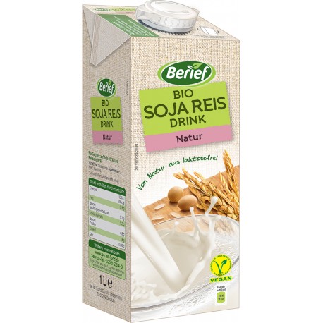 Bio sójovo-ryžový nápoj Natur BERIEF 1 l