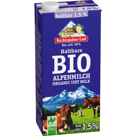 Trvanlivé alpské mlieko polotučné Tetra 1l