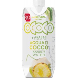 Bio kokosovo ananasová voda 100% 0,33 l