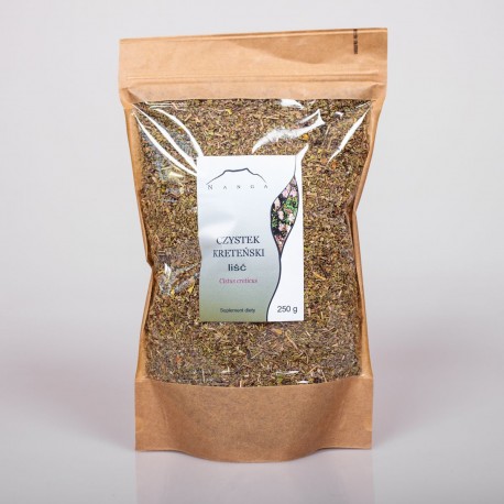 Cistus krétsky list - Cistus creticus - 250g sekaný
