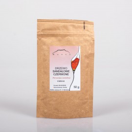 Santalové drevo, červené - Pterocarpus santalinus - 50g mletý