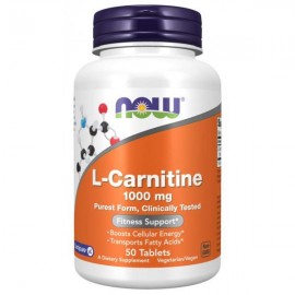 L-Karnitín 1000 mg - NOW Foods, 50tbl