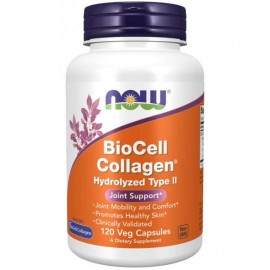 BioCell Collagen® Hydrolyzed Type II - NOW Foods, 120cps