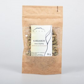 Kardamon plod so šupkou - Elettaria cardamomum - 50g vcelku