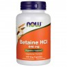 Now Foods Betaine HCL 648 mg 120 rastlinných kapsúľ