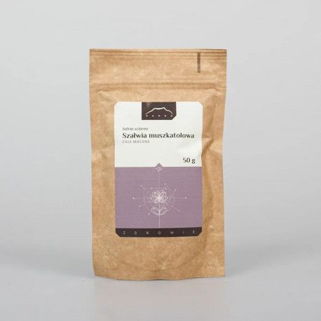 Šalvia muškátová vňať - Salvia sclarea - 50g mletá