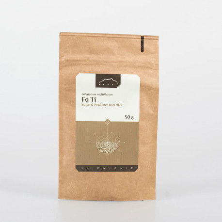 Fo Ti - He shou wu - Polygonum multiflorum - 50g pražený koreň - mletý