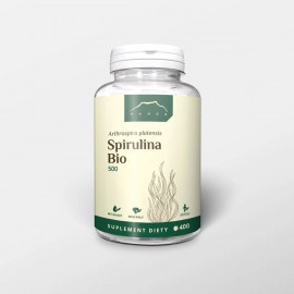 Spirulina tablety 500 mg - Arthrospira platensis - 200g (400 tabliet)