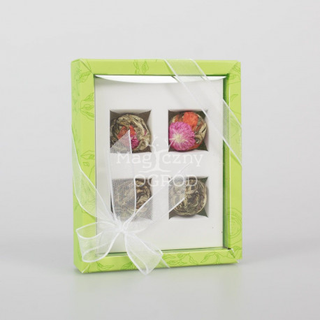 Adikia Kvitnúca čajová súprava - zelená