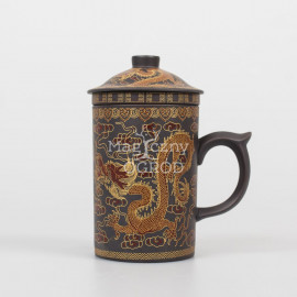 Keramický hrnček čínskeho draka s infuzérom