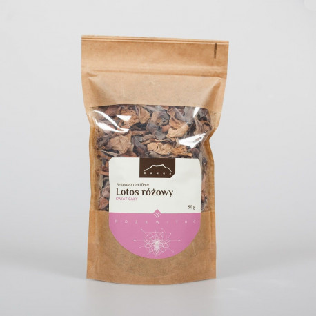 Lotosový ružový kvet – 50 g mletý
