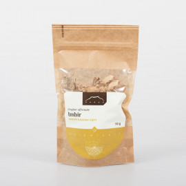 Sušený koreň zázvoru - 250g nakrájaný