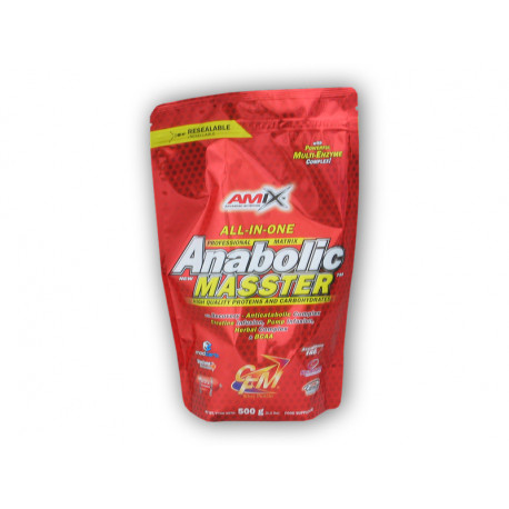 Anabolický Masster 500g vrecúško - jahoda