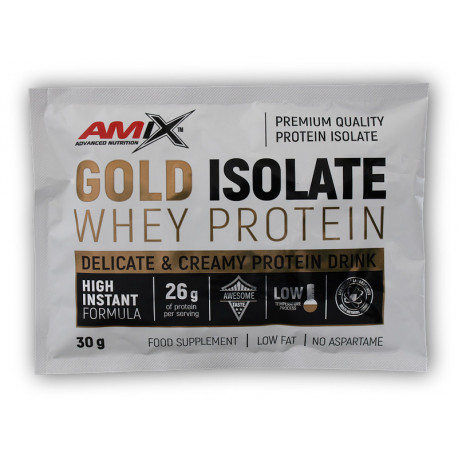 Gold Whey Protein Isolate 30g - moca čokoládová káva