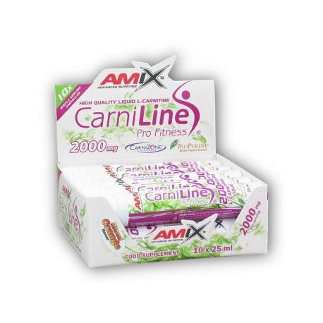CarniLine 2000mg + BioPerine 10 ampuliek 25ml - višňa