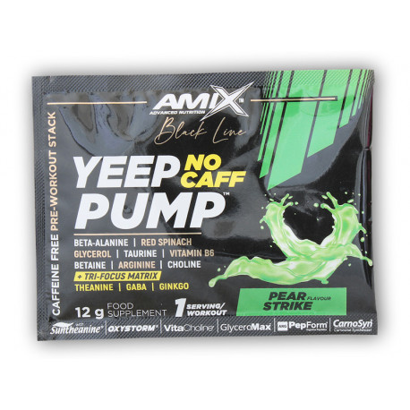 Black Line Yeep Pump NO CAFF 12g - hruškový úder