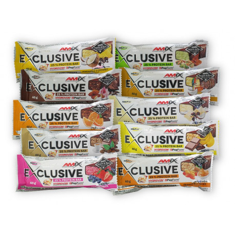 Exclusive Protein Bar 40g - dvojitá holandská čokoládová mandlová