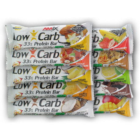 Low Carb 33% Proteínová tyčinka 60g - sušienky s arašidovým maslom