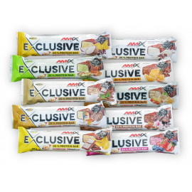 12x Exkluzívna proteínová tyčinka 85g MIX - moca čokoládová káva