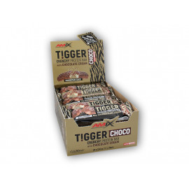 20x MIX Tigger Choco Chrumkavá proteínová tyčinka 60g - marcipánový koláč