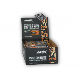 25x Proteínové orechy chrumkavé 40g - orechy a ovocie