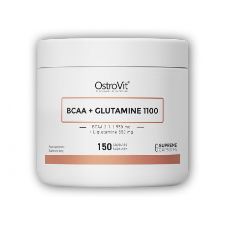 Supreme BCAA + Glutamine 1100mg 150 kapslí