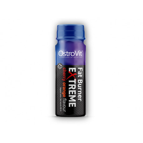 Fat burner extreme shot 80ml - višeň-pomeranč
