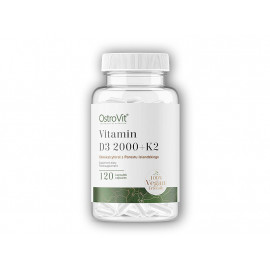 Vitamin D3 2000 IU + K2 vege 120 kapslí