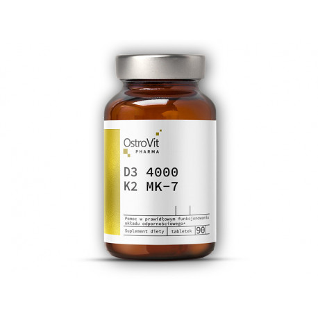 Pharma Vitamin D3 4000 IU + K2 MK-7 90 tablet