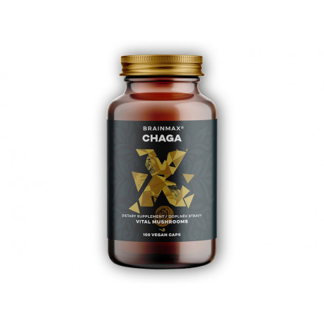 Chaga extrakt 500mg 100 rostlinných kapslí