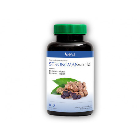 STRONGMANworld - Zázvor černý 100 kapslí