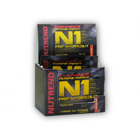 N1 Pre-Workout 10x17g - červený pomeranč