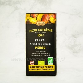 Horká čokoláda EL INTI Extrémna 100% s Criollo kakaom Bio 100g